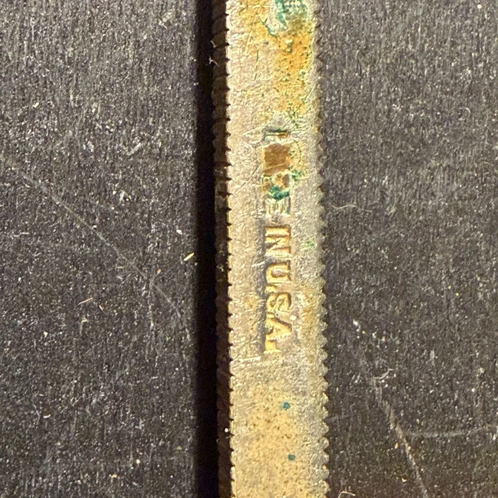 Vintage 1911 Patent Straight Razor Butterscotch Handle Made in USA Antique
